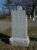 Headstone - reverse - Broderick family plot