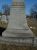 Headstone - left detail - Edmond Stanton family plot